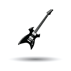 Image showing Electric guitar icon