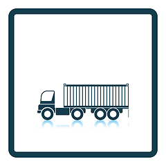 Image showing Container truck icon