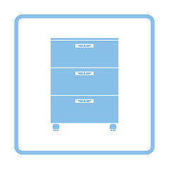 Image showing Office cabinet icon