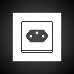 Image showing Swiss electrical socket icon