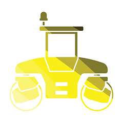 Image showing Icon of road roller