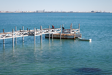 Image showing Construction of the pier.