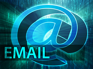 Image showing Email illustration