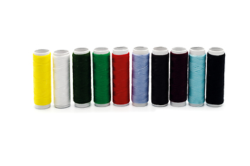 Image showing Set of colored thread.