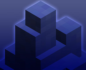 Image showing Cubic blocks