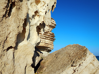 Image showing Cliffs by the sea.