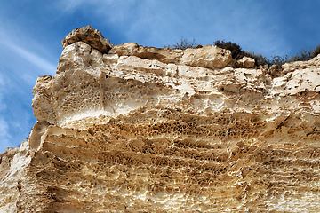 Image showing Cliffs by the sea.