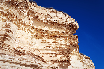 Image showing Cliffs by the sea.