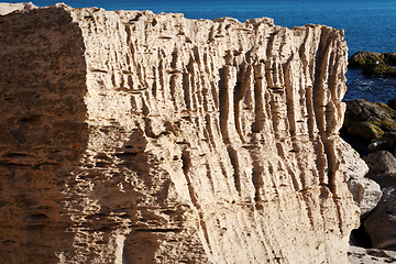 Image showing Sandstone stone surface.