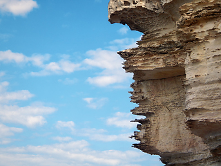 Image showing Cliffs by the sea.