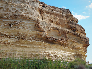 Image showing Cliffs by the sea.