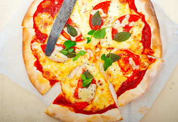 Image showing Italian pizza Margherita