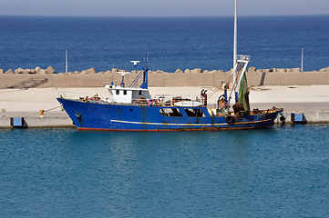 Image showing rusty fishing trawler