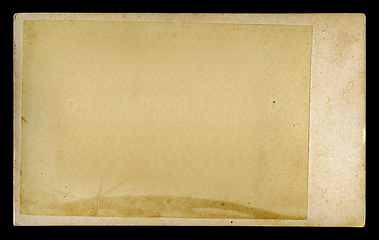 Image showing old blank photo