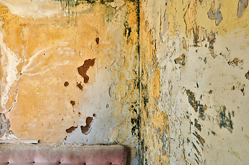 Image showing peeling grunge wall background texture