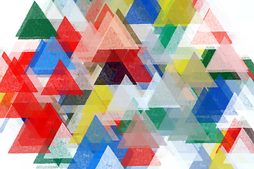 Image showing triangles pattern illustration