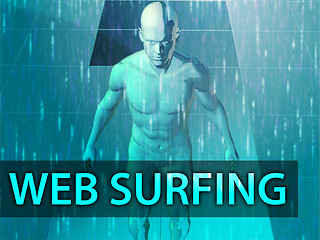 Image showing Web surfing illustration