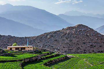 Image showing Village in Himalayas