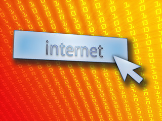 Image showing Internet button