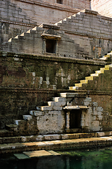 Image showing Toorji Ka Jhalra Bavdi stepwell. Jodhpur, Rajasthan, India