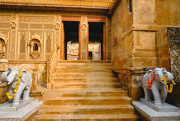 Image showing Laxminath Temple inside Jaisalmer Fort. Jaisalmer, Rajasthan, India