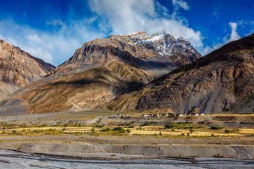 Image showing Village in Himalayas