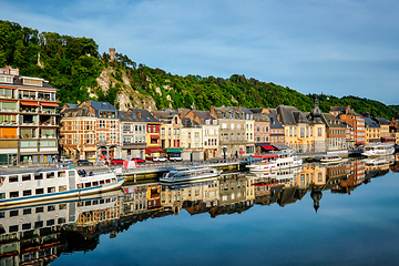 Image showing View of picturesque Dinant city. Belgium