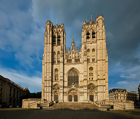 Image showing Cathedral of St. Michael and St. Gudula in Brussels, Belgium