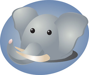 Image showing Elephant cartoon