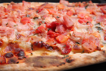 Image showing Cooked pizza