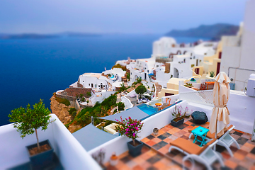 Image showing Famous greek tourist destination Oia, Greece