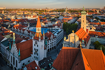 Image showing Aerial view of Munich