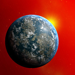 Image showing Planet earth illustration