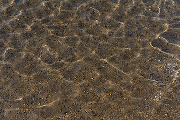 Image showing Water wave on river