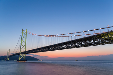 Image showing Akashi Kaikyo Bridge