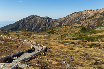 Image showing Autumn landscape in Tateyama