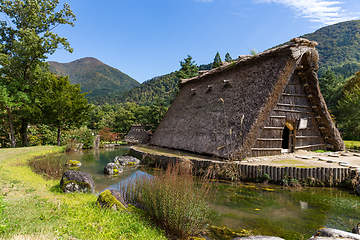 Image showing Japanese Shirakawago village 