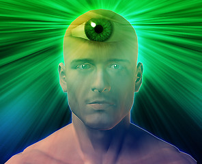 Image showing Third eye Man