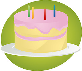 Image showing Birthday cake