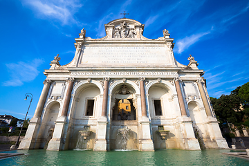Image showing Rome - Fontana dell\'acqua Paola (fountain of water Paola)