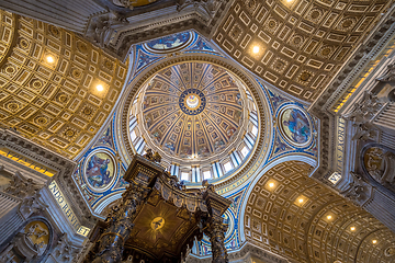Image showing Saint Peter in Rome: Cupola Decoration