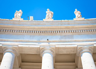 Image showing Saint Peter Columns in Rome