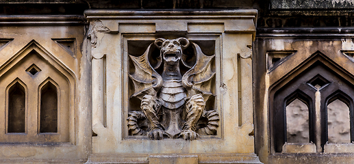 Image showing TURIN, ITALY - Dragon on Victory Palace facade 