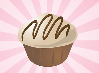 Image showing Cupcake illustration