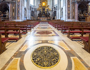 Image showing Saint Peter in Rome: interior