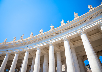 Image showing Saint Peter Columns in Rome