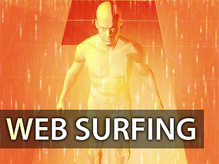 Image showing Web surfing illustration