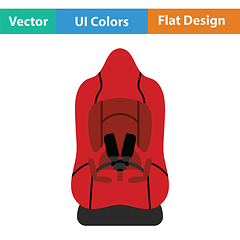 Image showing Baby car seat icon