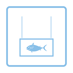 Image showing Fish market department icon