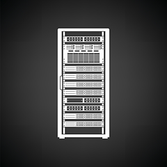 Image showing Server rack icon